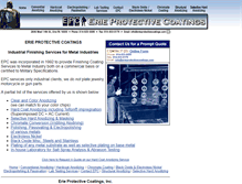 Tablet Screenshot of erieprotectivecoatings.com